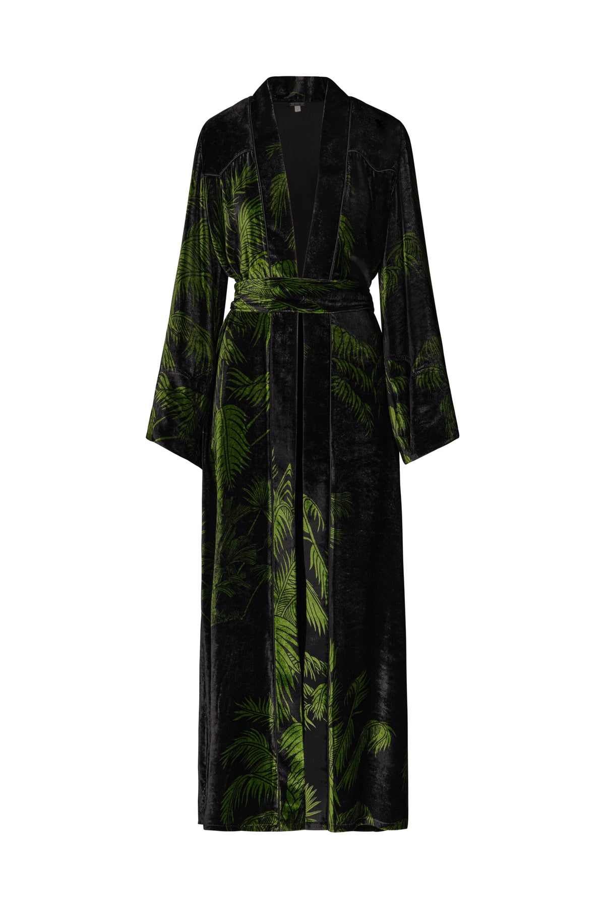 Alma Majestuosa silk kimono - Black