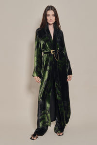 Alma Majestuosa silk kimono - Black