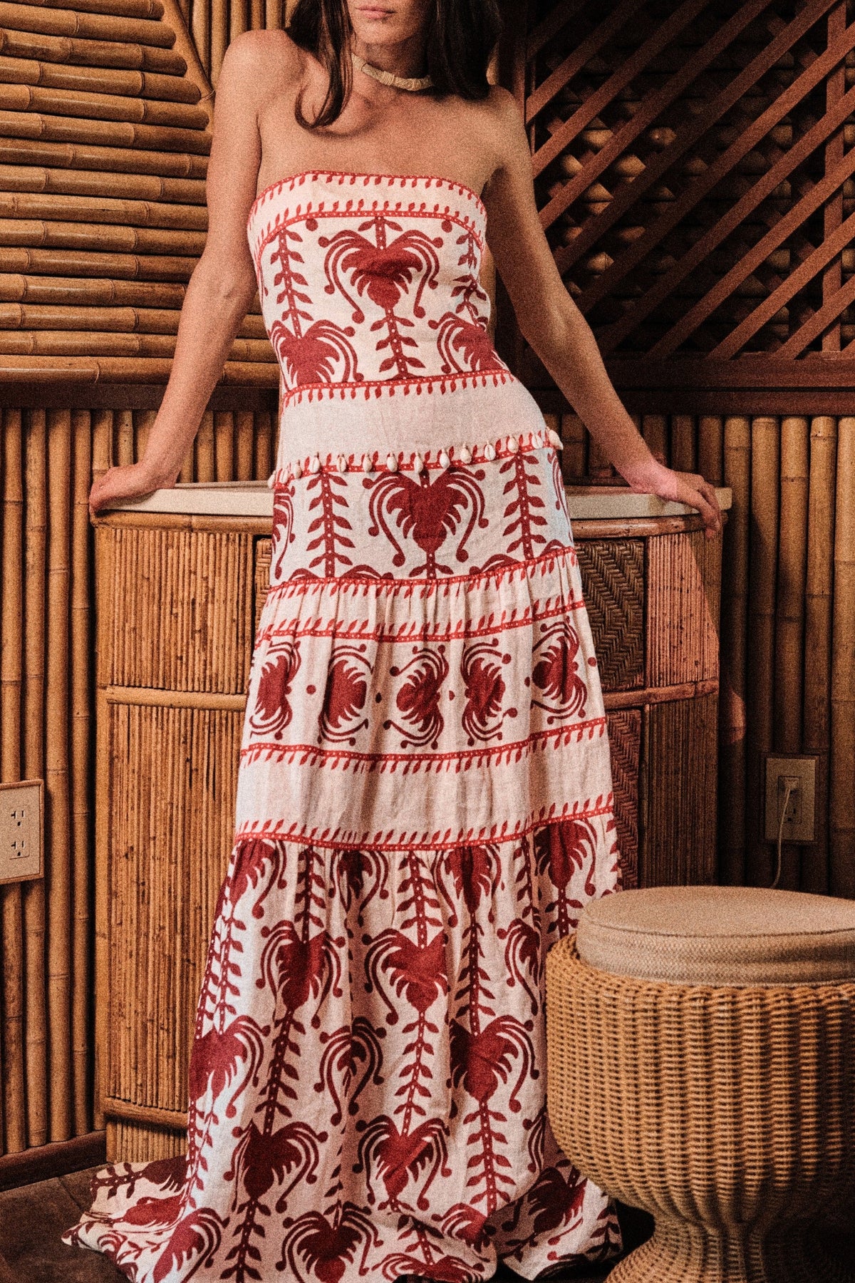 Another Chance silk dress - Red
