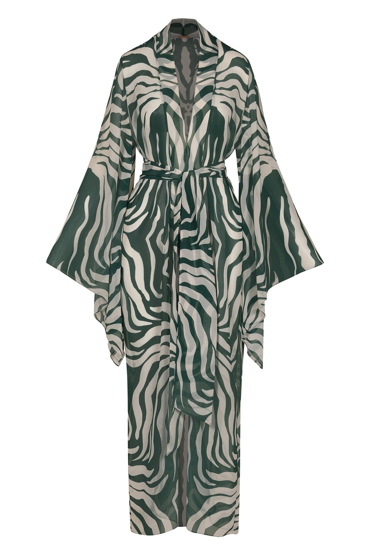 Amazon silk kimono - Green