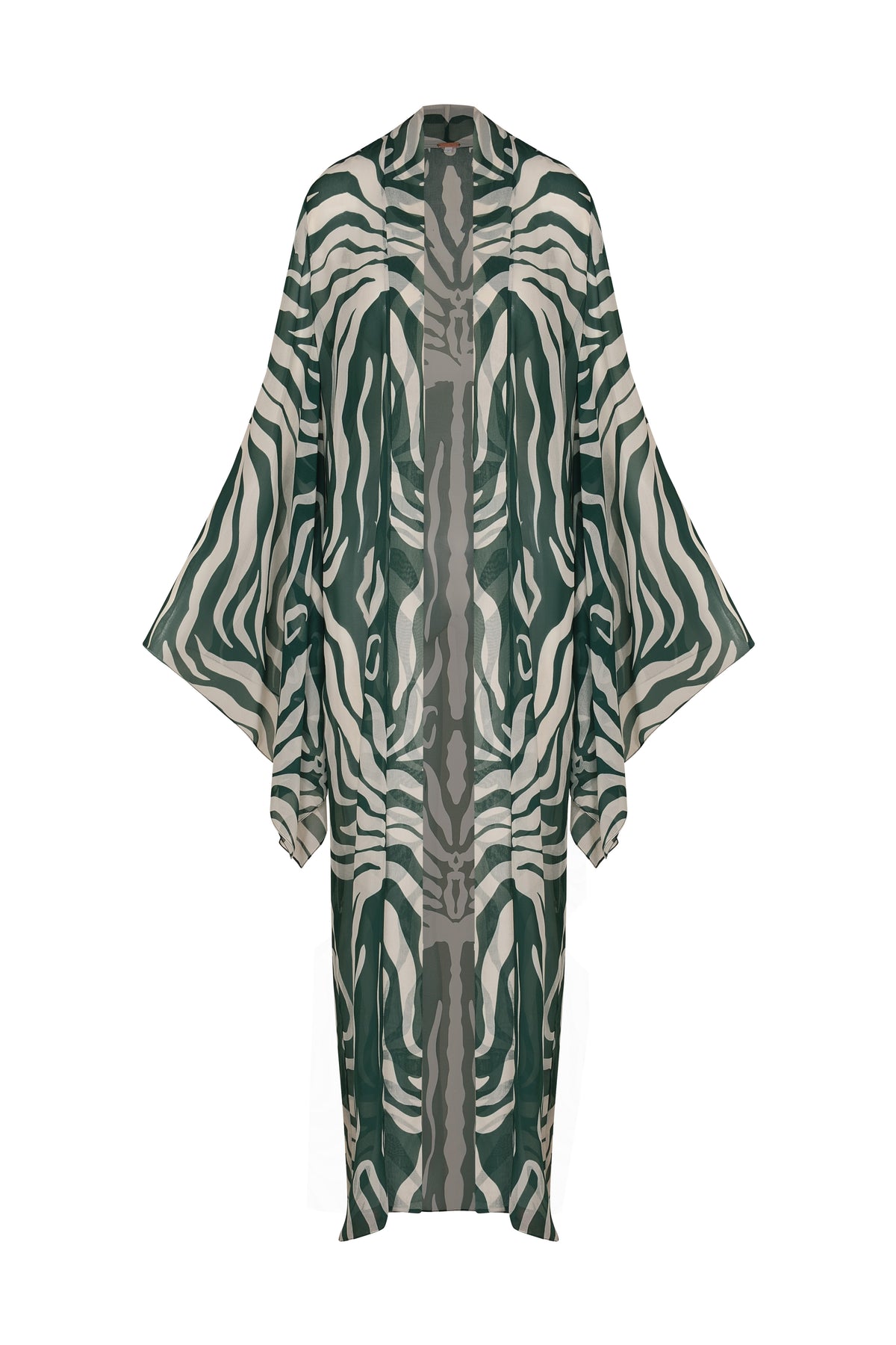 Amazon silk kimono - Green