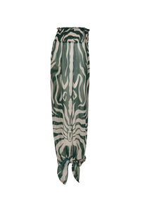 Pantalon In Eternity en soie - Vert