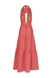 Twilight silk dress - Pink