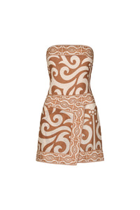 Raíz Ritual silk dress - Yellow