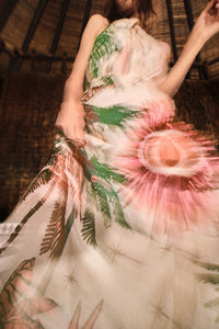 Western Elements silk dress - Green