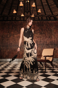Robe Musical Flower - Noir