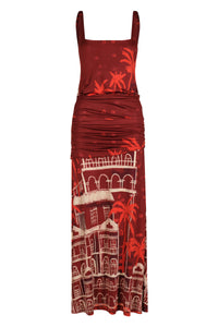 Plant Of Joy Dress - Red