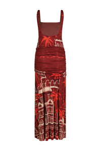 Plant Of Joy Dress - Red