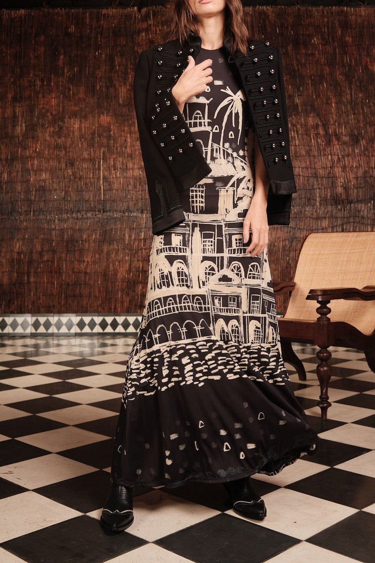 Robe Cardinal Direction - Noir