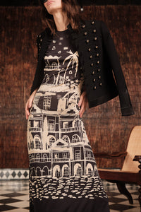 Cardinal Direction Dress - Black