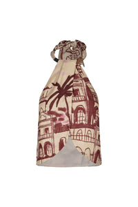 Haut The Root en soie - Rose