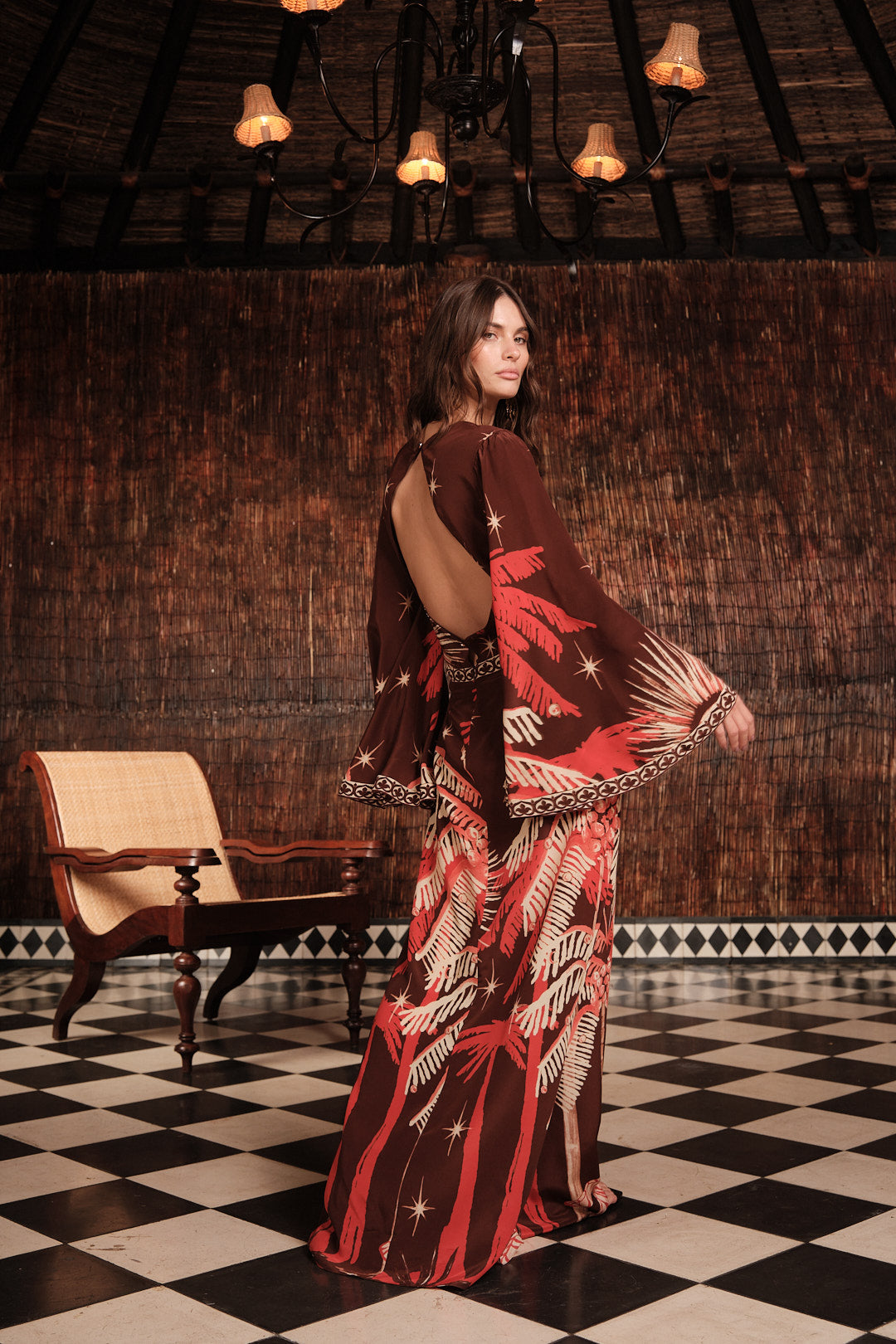 Leyenda Del Tiempo cotton dress - Red