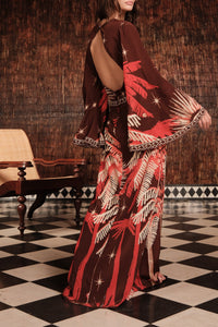 Leyenda Del Tiempo cotton dress - Red