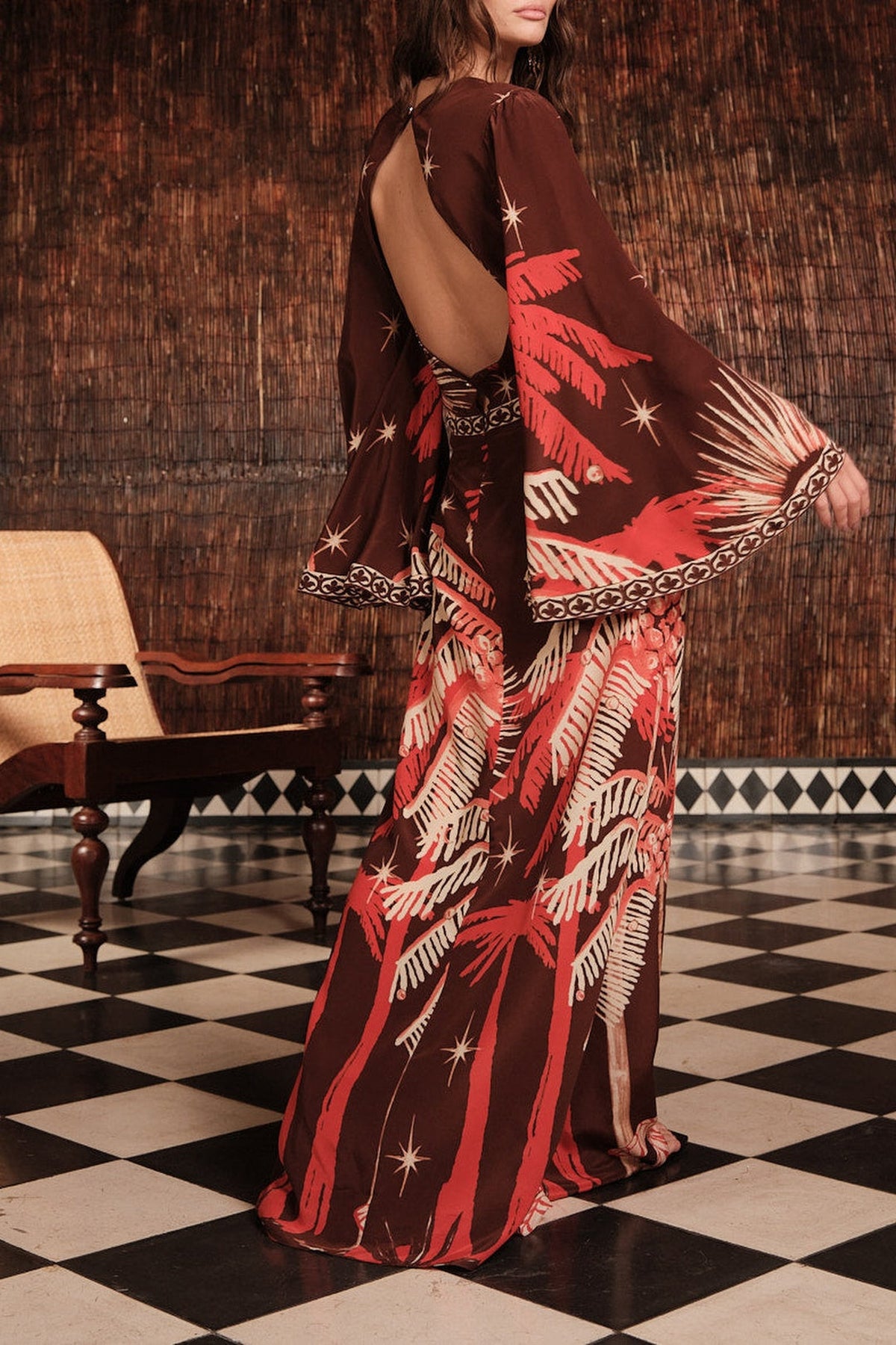 Leyenda Del Tiempo cotton dress - Red