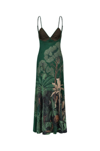 Robe Nuestra Tierra en coton - Vert