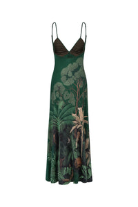 Nuestra Tierra cotton dress - Green