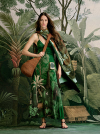 Robe Nuestra Tierra en coton - Vert