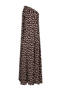 Elegant Freedom cotton dress - Bordeaux