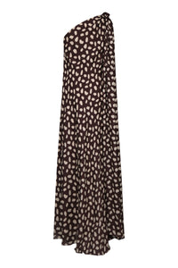 Elegant Freedom cotton dress - Bordeaux