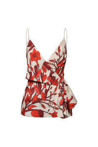 Haut croisé Gentle - Rouge