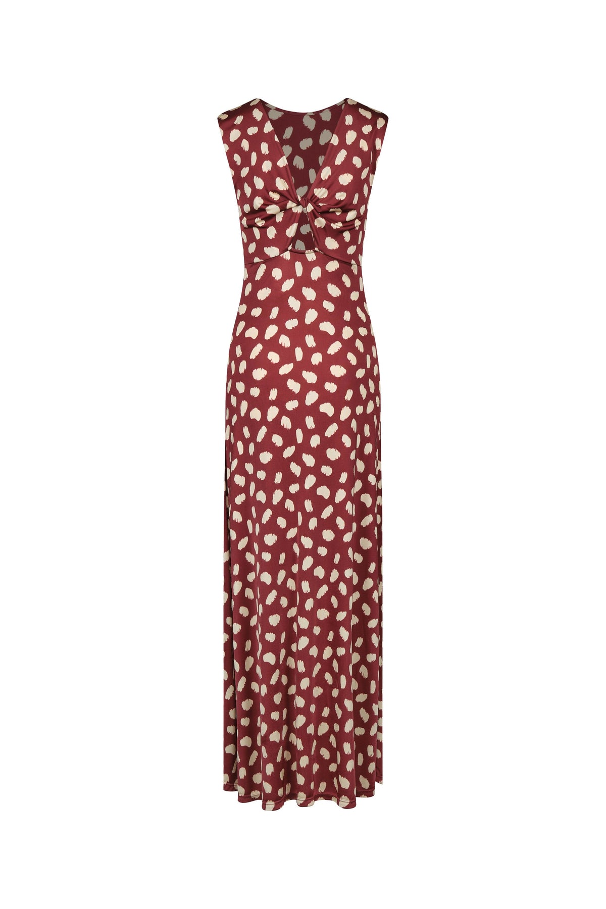 Horizonte Místico Dress - Bordeaux