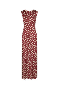 Horizonte Místico Dress - Bordeaux