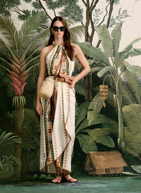 Centro Del Cielo cotton dress - Green