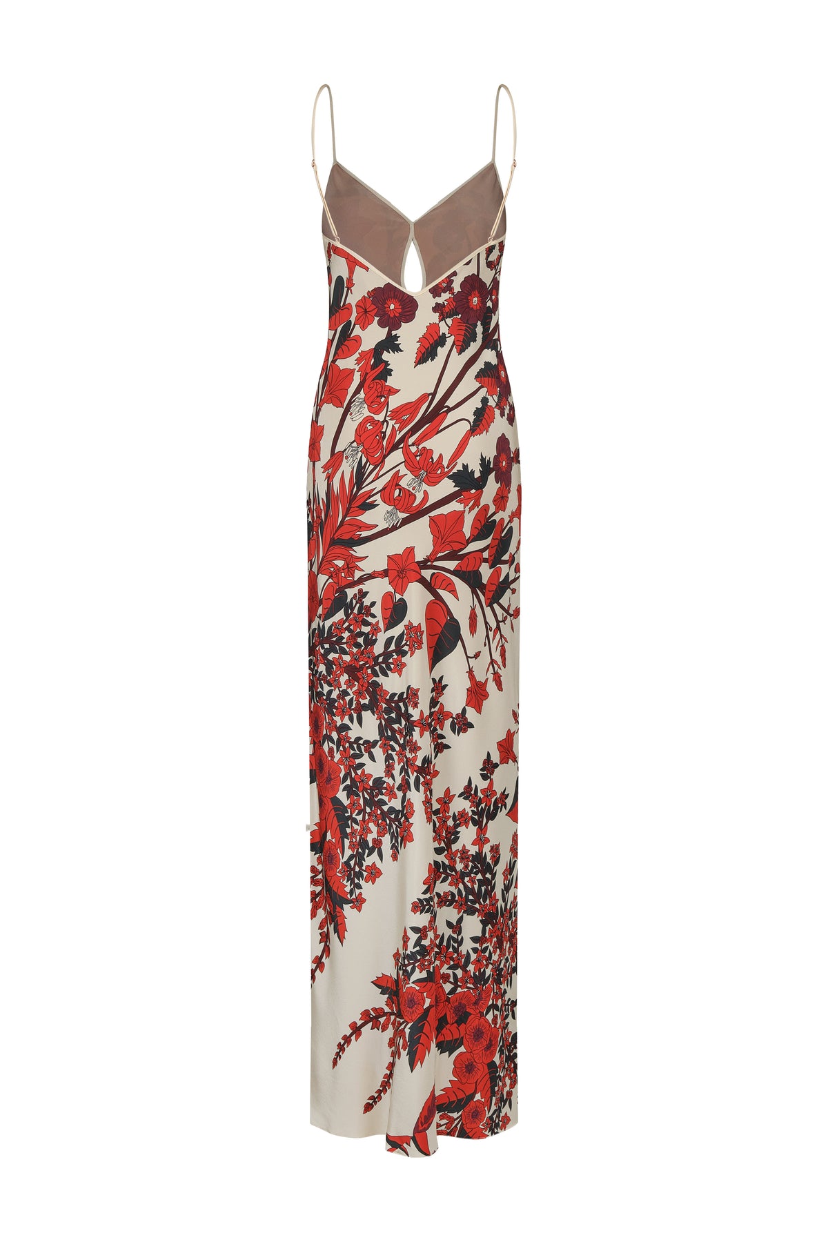 Clean Reinterpretation linen dress - Red