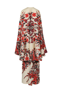 Clean Reinterpretation linen dress - Red