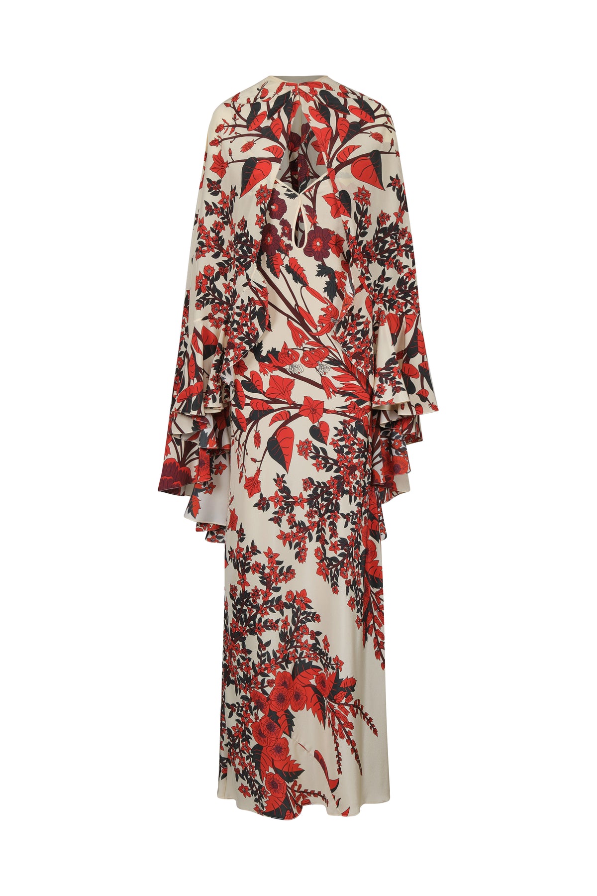 Clean Reinterpretation linen dress - Red