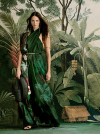 Haut Silent Water en lin - Vert