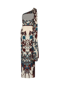 Royal Garden Dress - Bordeaux