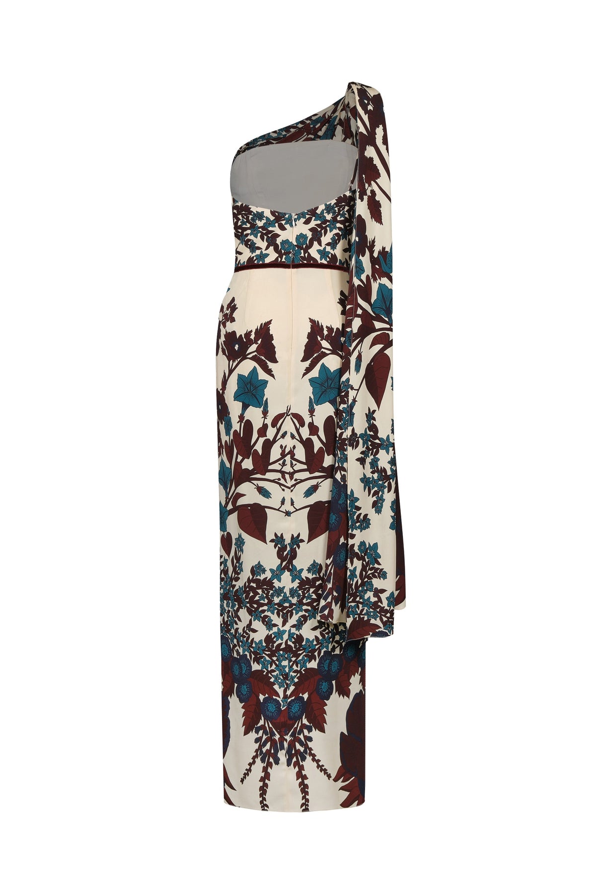 Royal Garden Dress - Bordeaux