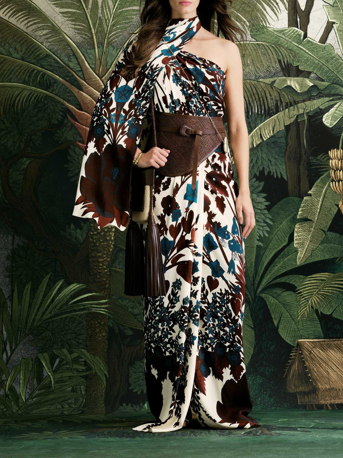 Royal Garden Dress - Bordeaux