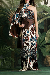 Royal Garden Dress - Bordeaux