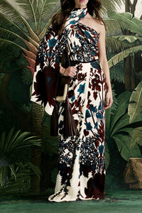 Royal Garden Dress - Bordeaux