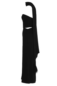 Puntadas Liricas cotton dress - Black