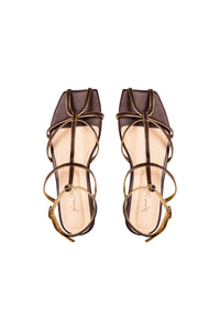 Brown / Conquistadora Sandals In Chocolate