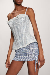 Jupe à lacets Les Marins - White & Navy