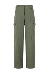 Pantalon utility avec details de zips - Vert De Gris