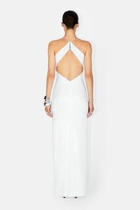 Robe Bridal Kite à découpes - White