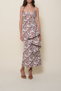Robe Flamero rhythm en lin - Marron