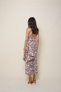 Flamero Rhythm linen dress - Brown
