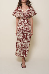 Eternal Jungle Dress - Wine