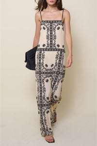 Robe Spiritual Healers en soie - Beige