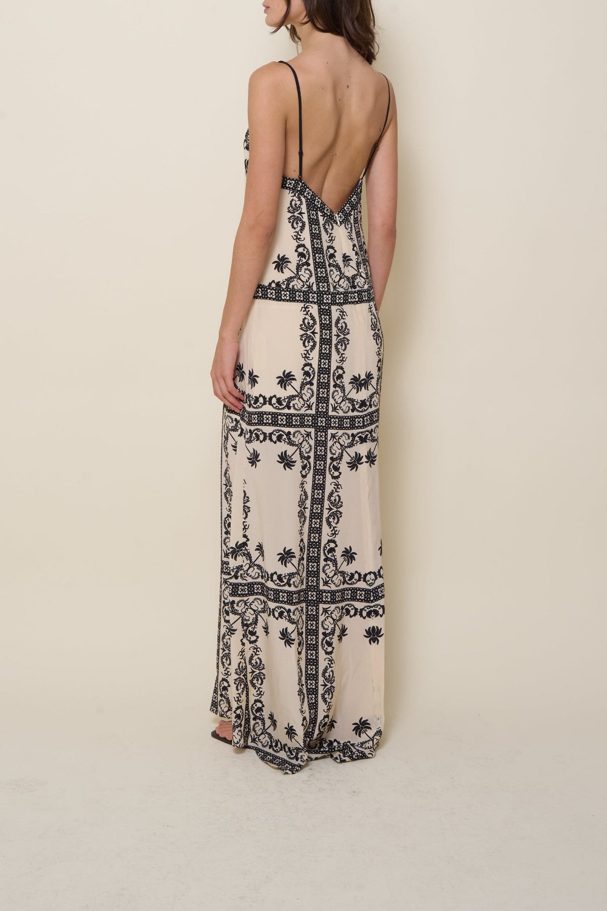 Spiritual Healers silk dress - Beige