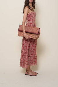 Robe bustier Bengala - Wine