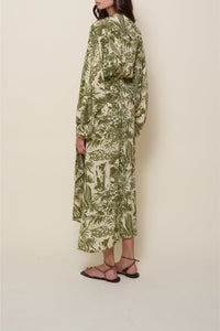 Al Trote silk dress - Green