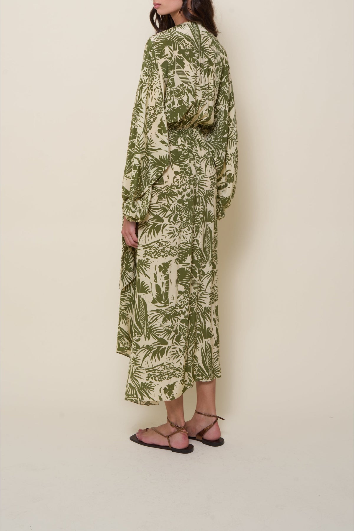 Al Trote silk dress - Green