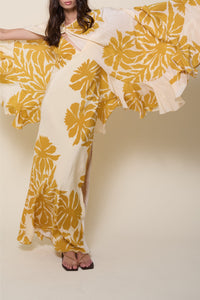 Cape Dream orchard en soie - Jaune